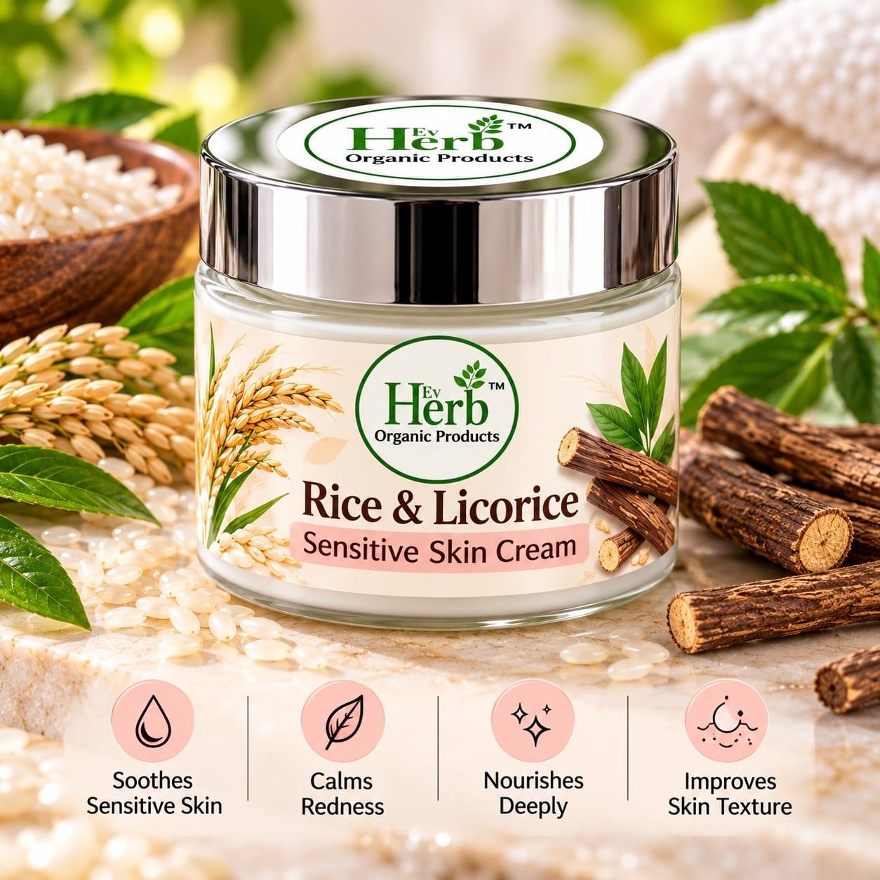 Rice & Licorice Sensitive Skin Cream
