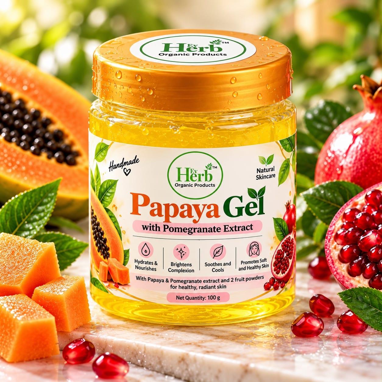 Papaya & Pomegranate Gel