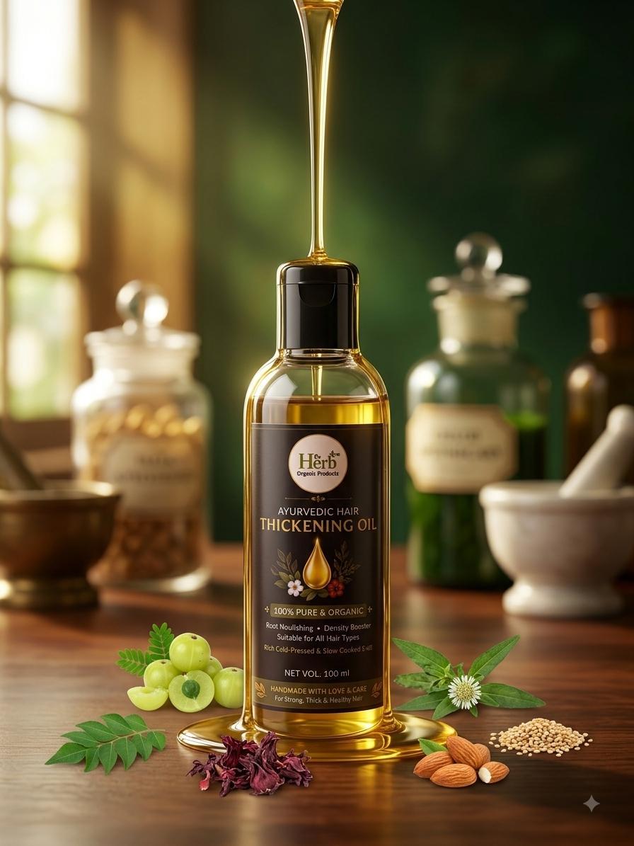 Ayurvedic Hair Thickening Oil
