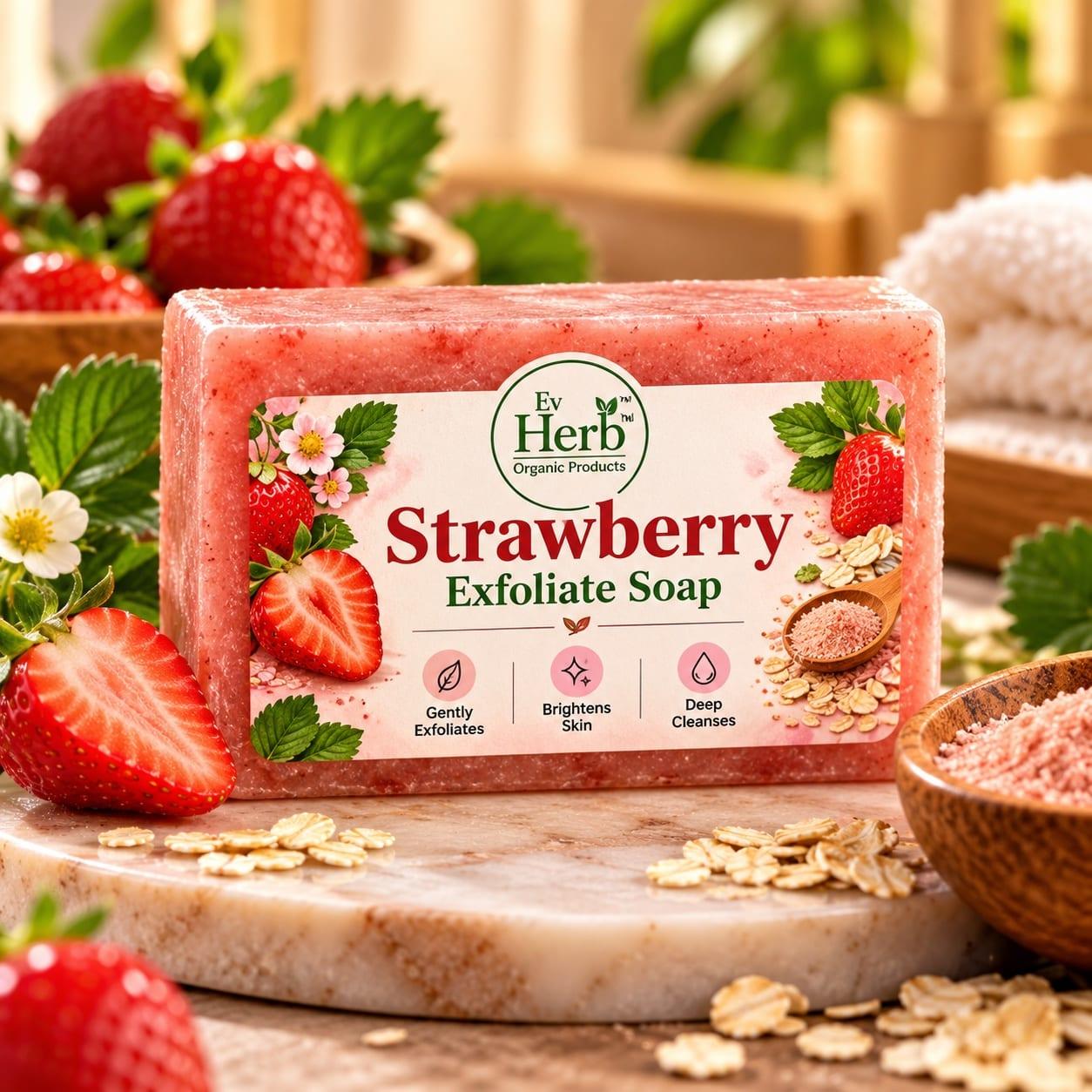 Strawberry Exfoliate Soap